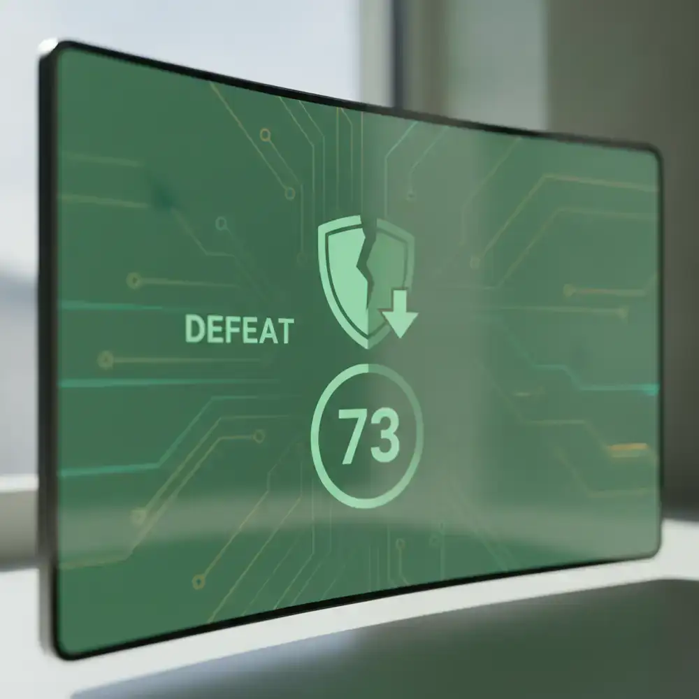 Tela de derrota do jogo revelando qual era o número secreto